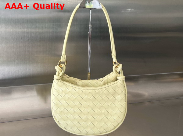 Bottega Veneta Small Gemelli Bag in Ice Cream Intrecciato Leather Replica