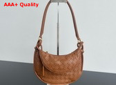 Bottega Veneta Small Gemelli Bag in Light Wood Intrecciato Leather Replica