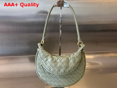 Bottega Veneta Small Gemelli Bag in Travertine Intrecciato Leather Replica