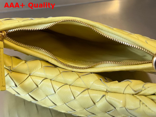 Bottega Veneta Small Gemelli Bag in Yellow Intrecciato Leather Replica