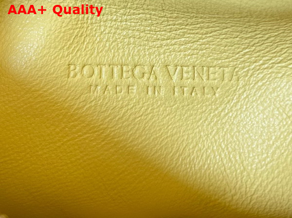 Bottega Veneta Small Gemelli Bag in Yellow Intrecciato Leather Replica