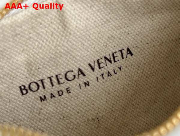 Bottega Veneta Small Gemelli Natural Chalk Raffia Crochet and Intrecciato Leather Replica