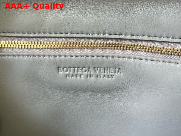 Bottega Veneta Small Getaway Top Handle Bag in Agate Grey Intrecciato Lambskin Replica