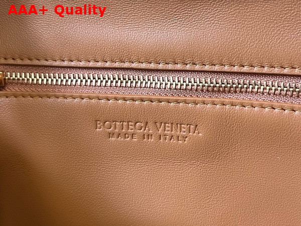 Bottega Veneta Small Getaway Top Handle Bag in Wood Intrecciato Lambskin Replica