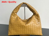 Bottega Veneta Small Hop Bag Dark Praline Intrecciato Leather Replica