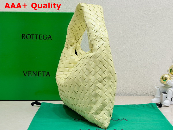 Bottega Veneta Small Hop Bag in Damomile Intrecciato Calfskin Leather Replica