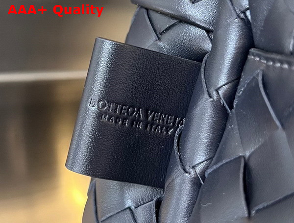 Bottega Veneta Small Intrecciato Backpack Black Calfskin Replica