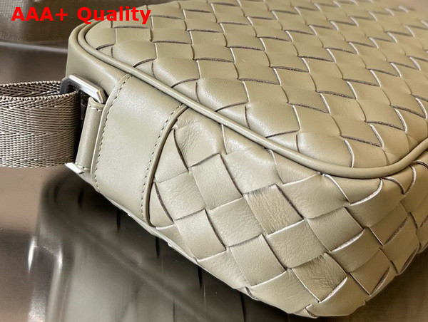 Bottega Veneta Small Intrecciato Camera Bag Travertine Replica