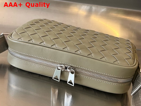 Bottega Veneta Small Intrecciato Camera Bag Travertine Replica