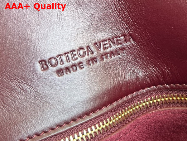 Bottega Veneta Small Liberta Crossbody Bag in Barolo Smooth Calf Leather Replica