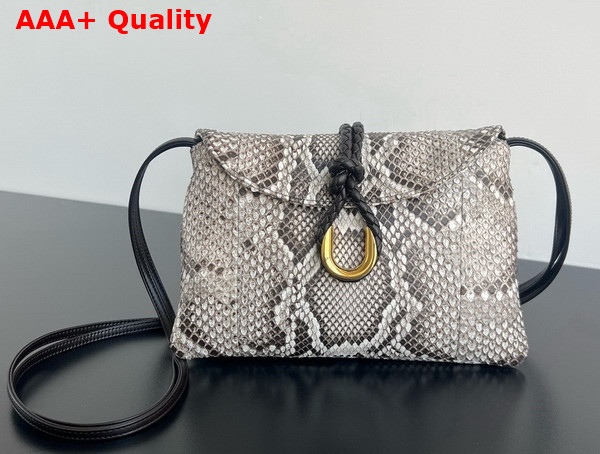 Bottega Veneta Small Liberta Crossbody Bag in Python Leather Replica