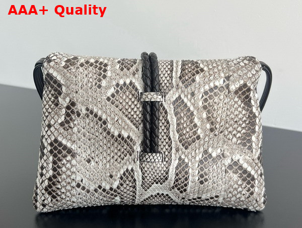 Bottega Veneta Small Liberta Crossbody Bag in Python Leather Replica