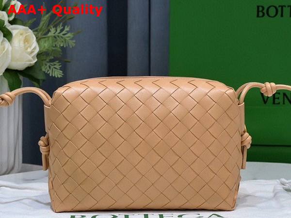 Bottega Veneta Small Loop Camera Bag in Almond Lamb Skin Replica