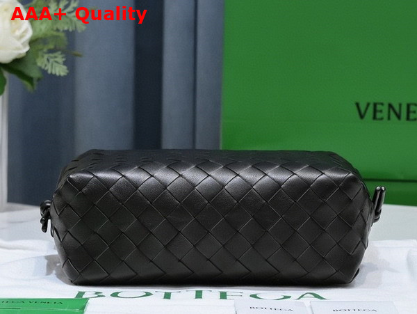 Bottega Veneta Small Loop Camera Bag in Black Lamb Skin Replica