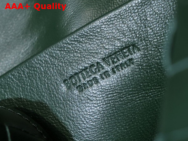 Bottega Veneta Small Loop Camera Bag in Dark Green Lamb Skin Replica