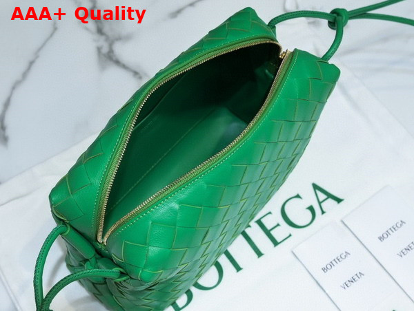 Bottega Veneta Small Loop Camera Bag in Parakeet Lamb Skin Replica