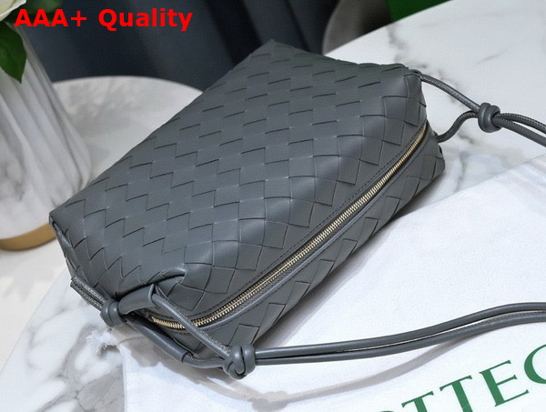 Bottega Veneta Small Loop Camera Bag in Thunder Lamb Skin Replica