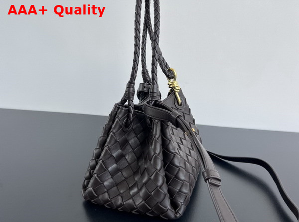 Bottega Veneta Small Parachute Shoulder Bag in Fondant Supple Intrecciato Leather Replica