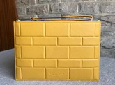 Bottega Veneta Small Pouch in Yellow Padded Nappa Leather