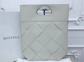 Bottega Veneta Small Slip Tote in French Calf Bianco