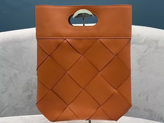 Bottega Veneta Small Slip Tote in French Calf Burned Orange