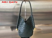 Bottega Veneta Small Solstice Shoulder Bag Raintree Intrecciato Leather Replica