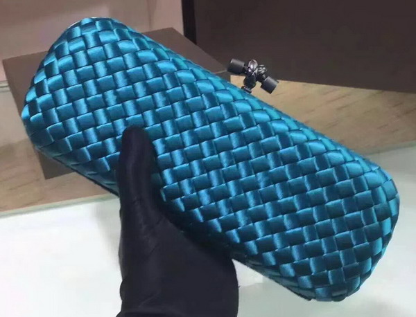 Bottega Veneta Stretch Knot in Aqua Intrecciato Impero with Ayers Details