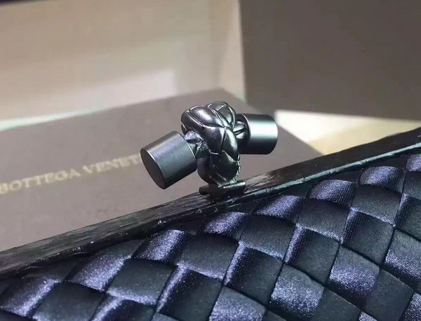 Bottega Veneta Stretch Knot in Black Intrecciato Impero with Ayers Details