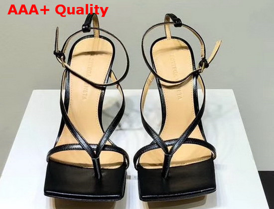 Bottega Veneta Stretch Sandals Nero Lambskin Replica