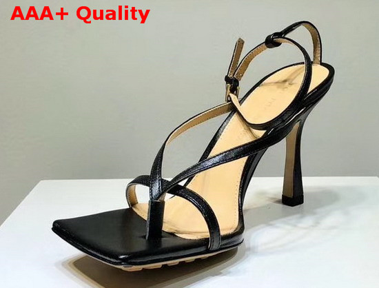 Bottega Veneta Stretch Sandals Nero Lambskin Replica