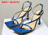 Bottega Veneta Stretch Sandals Vintage Blue Lambskin Replica