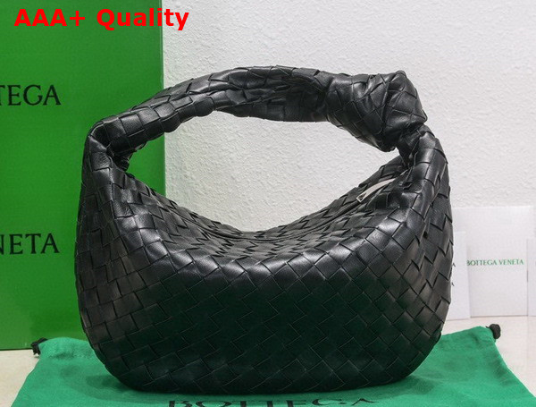 Bottega Veneta Teen Jodie Black Lambskin Replica