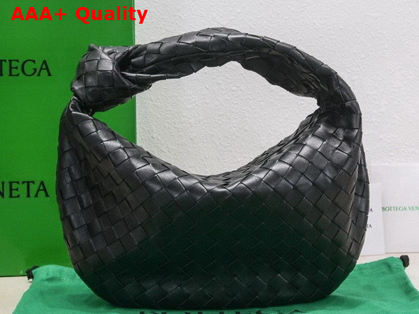 Bottega Veneta Teen Jodie Black Lambskin Replica