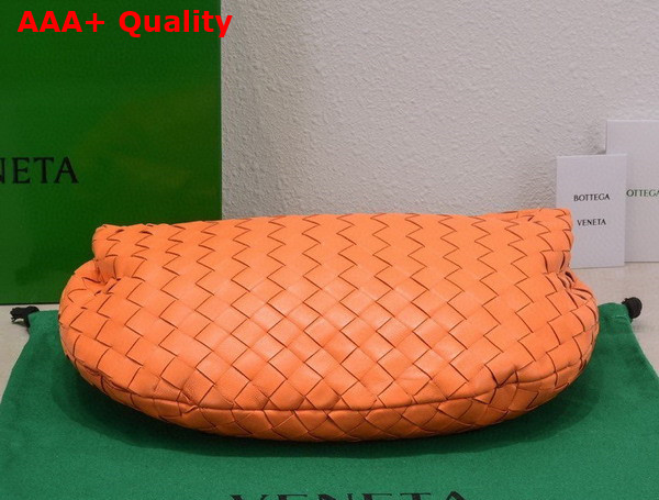 Bottega Veneta Teen Jodie Orange Lambskin Replica