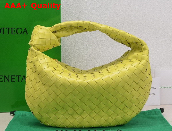 Bottega Veneta Teen Jodie Yellow Lambskin Replica