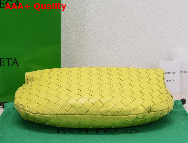 Bottega Veneta Teen Jodie Yellow Lambskin Replica