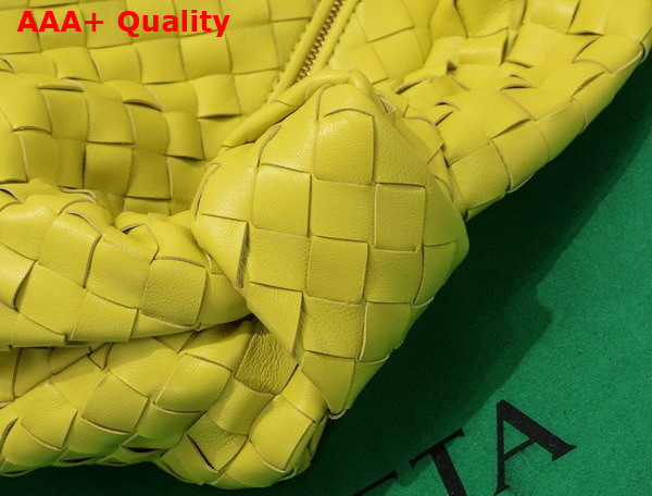 Bottega Veneta Teen Jodie Yellow Lambskin Replica