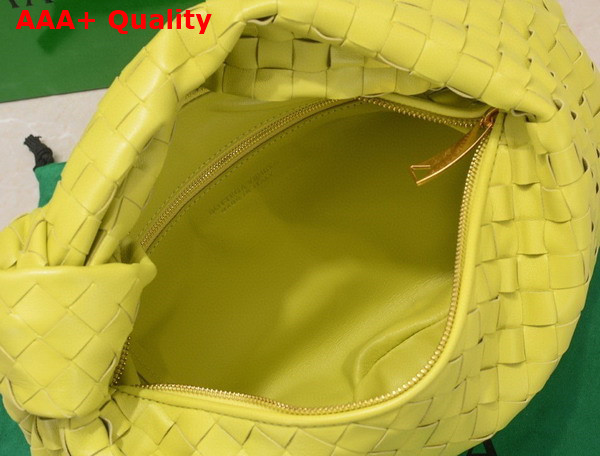 Bottega Veneta Teen Jodie Yellow Lambskin Replica