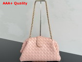 Bottega Veneta Teen Lauren 1980 Clutch in Cameo Padded Intrecciato Leather Replica