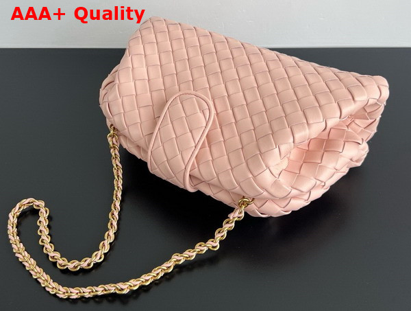 Bottega Veneta Teen Lauren 1980 Clutch in Cameo Padded Intrecciato Leather Replica