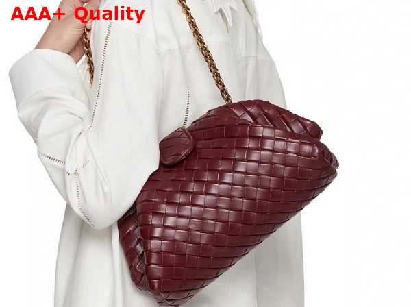 Bottega Veneta Teen Lauren 1980 with Chain Barolo Padded Intrecciato Leather Replica