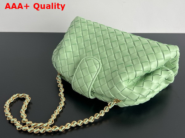 Bottega Veneta Teen Lauren 1980 with Chain Fresh Mint Padded Intrecciato Leather Replica