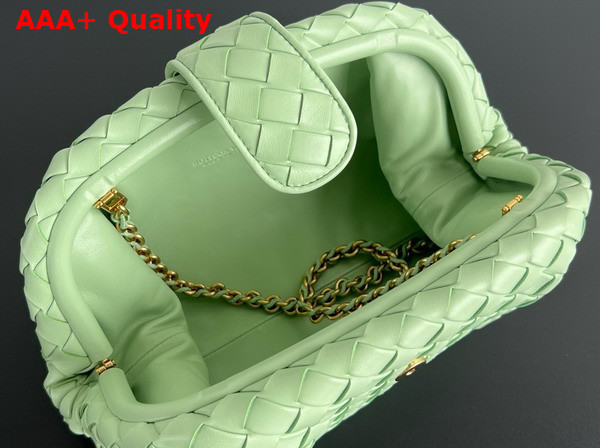 Bottega Veneta Teen Lauren 1980 with Chain Fresh Mint Padded Intrecciato Leather Replica