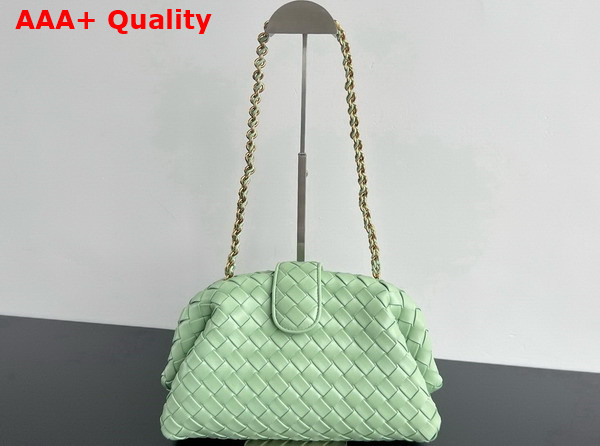 Bottega Veneta Teen Lauren 1980 with Chain Fresh Mint Padded Intrecciato Leather Replica