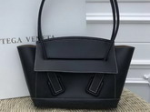 Bottega Veneta The Arco 33 Bag in Black French Calf