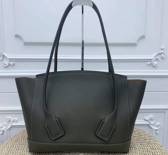 Bottega Veneta The Arco 48 Bag in French Calf Kaki