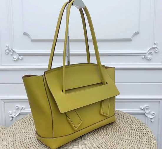 Bottega Veneta The Arco 48 Bag in Yellow French Calf