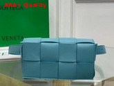 Bottega Veneta The Belt Cassette Aqua Lambskin Replica