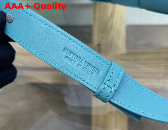 Bottega Veneta The Belt Cassette Aqua Lambskin Replica