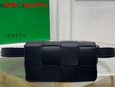 Bottega Veneta The Belt Cassette Black Lambskin Replica